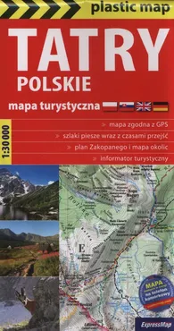 Tatry polskie Mapa turystyczna 1:30 000