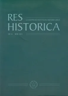 Res Historica 31
