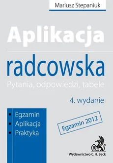Aplikacja radcowska Egzamin 2012 - Outlet - Mariusz Stepaniuk