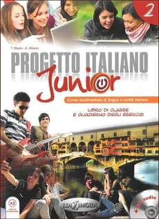 Progetto Italiano Junior 2 Podręcznik + CD - Outlet - A. Albano, Telis Marin
