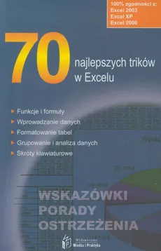 70 najlepszych trików w Excelu