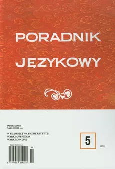 Poradnik językowy 5/2012 - Outlet