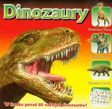 Mini encyklopedia z naklejkami Dinozaury