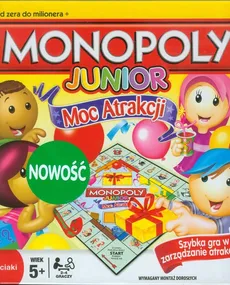 Monopoly Junior Moc atrakcji