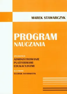 Program nauczania - Marek Stawarczyk