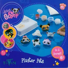 Littlest PetShop plaster pets - broszki z gipsu