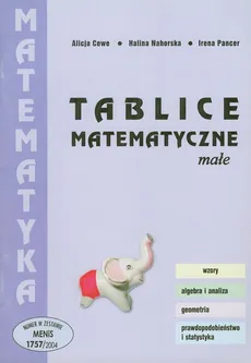 Małe tablice matematyczne - Alicja Cewe, Halina Nahorska, Irena Pancer
