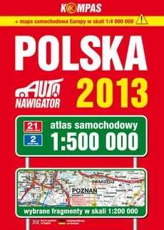 Polska Atlas samochodowy 1:500 000