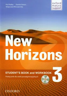New Horizons 3 Podręcznik z CD - Paul Radley, Daniela Simons, Małgorzata Wieruszewska