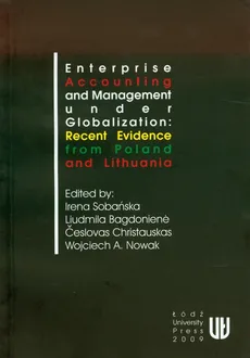 Enterprise accounting and management under globalization: recent evidence from Poland and Lithuania - Outlet