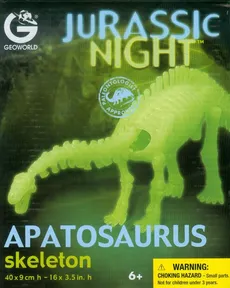 Świecący w ciemności Apatozaur