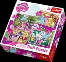 My Little Pony Puzzle 4w1 Wakacje kucyków