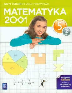 Matematyka 2001 5 Zeszyt ćwiczeń część 2 - Outlet - Jerzy Chodnicki, Mirosław Dąbrowski, Agnieszka Pfeiffer