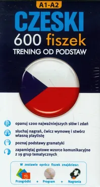 Czeski 600 Fiszek Trening od podstaw + CD - Outlet
