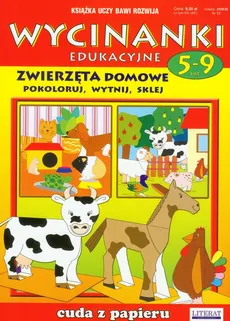 Zwierzęta domowe Wycinanki edukacyjne - Beata Guzowska
