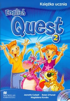 English Quest 2 Książka ucznia + 2CD - Jeanette Corbett, Magdalena Kondro, Roisin O'Farrell