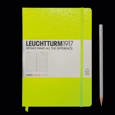 Notes Medium Leuchtturm1917 Neon w linie żółty 345104