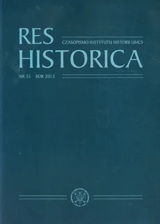 Res Historica Tom 35