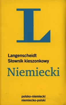Słownik kieszonkowy Niemiecki Langenscheidt - Outlet