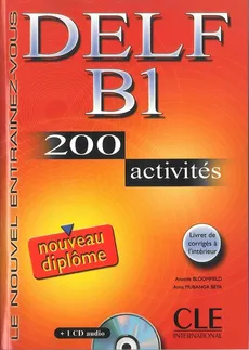 DELF B1 200 activites Nouveau diplome Ćwiczenia z płytą CD - Outlet - Beya Mubanga Anna, Anatole Boomfield
