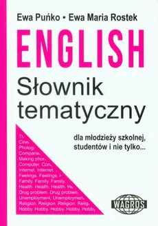 English Słownik tematyczny - Outlet - Ewa Puńko, Rostek Ewa Maria
