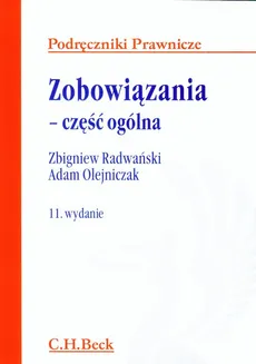 Zobowiązania część ogólna - Outlet - Adam Olejniczak, Zbigniew Radwański