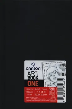 Szkicownik A6 Canson Artbook One gładki 100 kartek