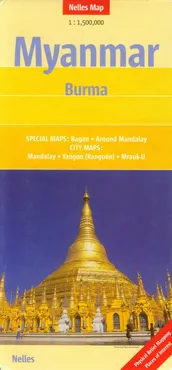 Myanmar mapa 1:1 500 000