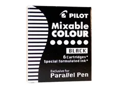 6 nabojów do pióra Parallel Pen Czarny