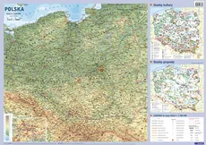 Polska mapa ścienna