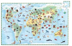 Puzzle Observation 100 Zwierzęta świata + książeczka