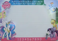 Tablica suchościeralna My Little Pony 23x33 cm