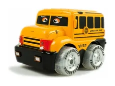 Autobus Busik Deluxe + akcesoria dla dzieci żółty
