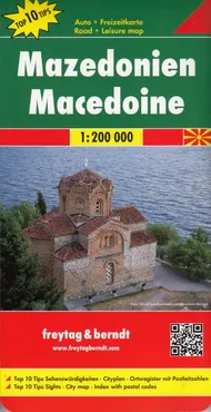 Macedonia mapa 1:200 000