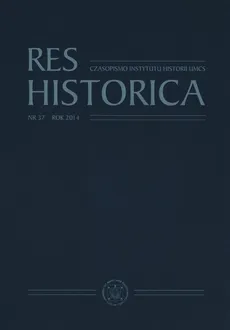Res Historica 37/2014
