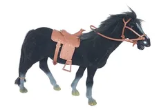 Koń figurka 30 cm czarna