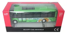 Alloy Models Autobus turystyczny światło/dźwięk zielony