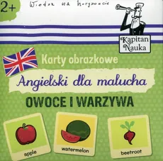 Karty obrazkowe Angielski dla malucha Owoce i warzywa