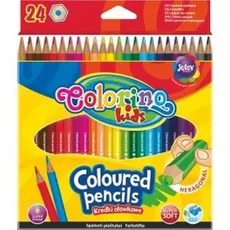Kredki ołówkowe heksagonalne Colorino kids 24 kolory - Outlet