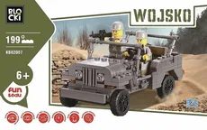 Klocki Blocki Wojsko Jeep 199 elementów - Outlet