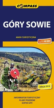 Góry Sowie Mapa turystyczna 1:40 000
