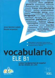 Vocabulario ELE B1 Książka - R. Acquaroni, J.S. Lobato