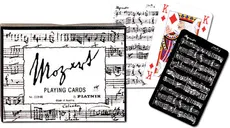 Karty do gry Piatnik 2 talie Mozart, black and white