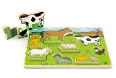 Farma zwierząt puzzle stojące