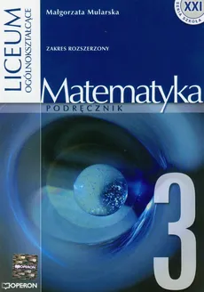 Matematyka 3 Podręcznik - Małgorzata Mularska