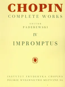 Chopin Complete Works IV Impromptus