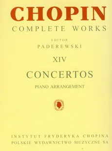 Chopin Complete Works XIV Koncerty - Outlet