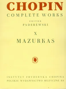 Chopin Complete Works X Mazurki - Outlet
