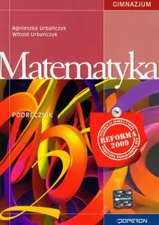 Matematyka 2 podręcznik - Outlet - Agnieszka Urbańczyk, Witold Urbańczyk