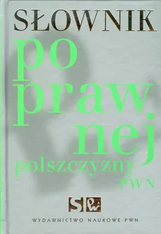 Słownik poprawnej polszczyzny PWN + CD - Outlet